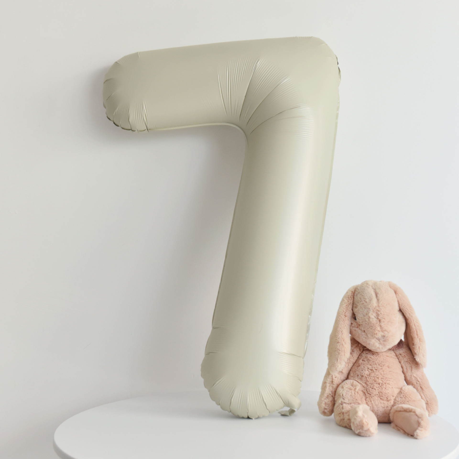 Ins globos digitales de color crema decoración de cumpleaños de bebé escena fiesta ambiente de cumpleaños accesorios de fotografía decoración