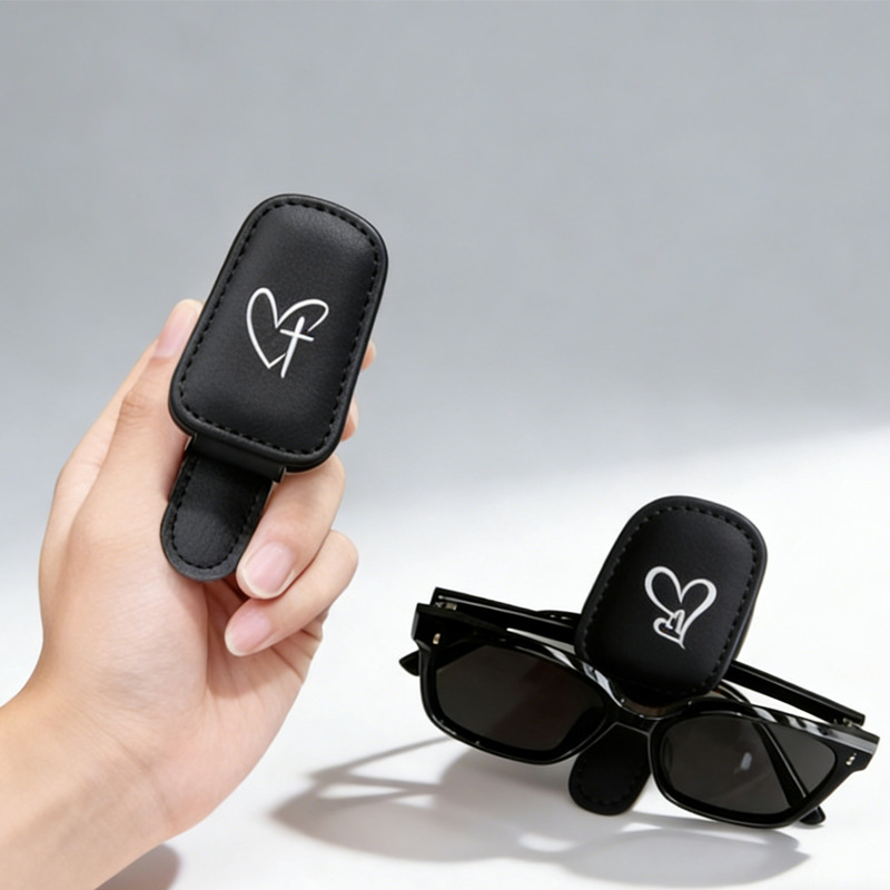 Cross-Border Popular Sunglasses Holder, Creative Car Sun Visor Storage Clip, Multifunctional Car Glasses Clip