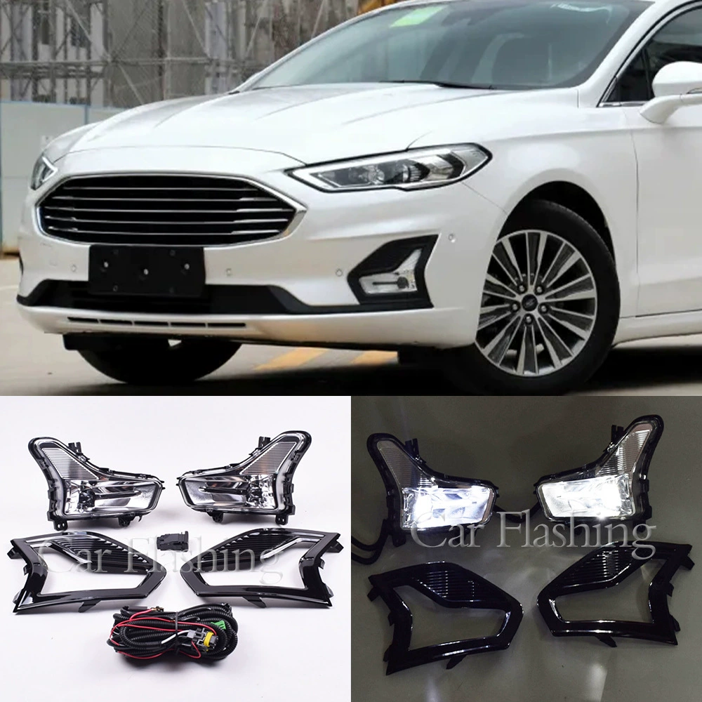 Для Ford 19-20 моделей Mondeo передняя противотуманная фара в сборке передняя предохранительная фонарь противотуманная фара