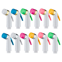 彩色妇洗器套装塑料马桶喷枪PVC 软管带包装toilet spray set