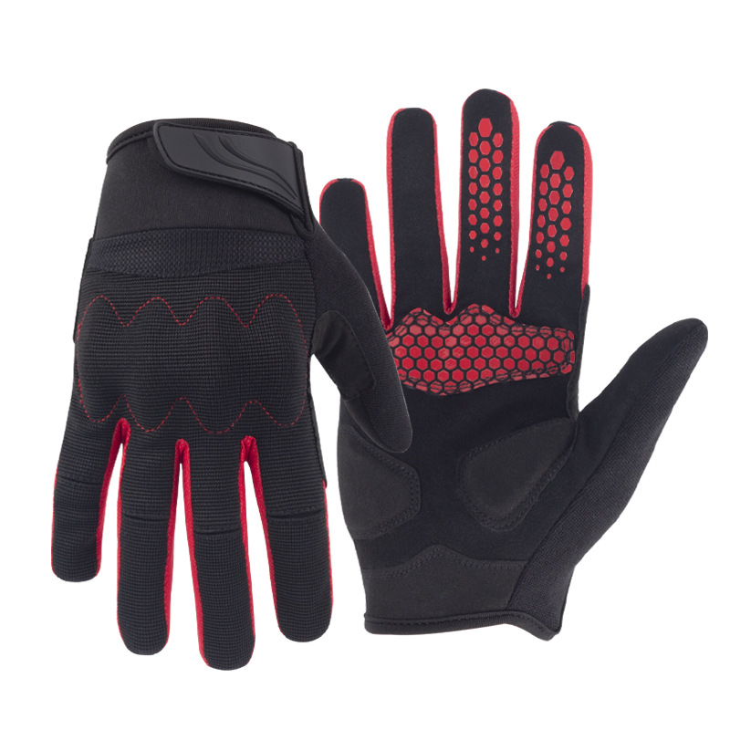 Välisrattakindad Meeste ja naiste mootorrattakindad viitavad kõik mägirattasõiduvarustusele, libisemisvastane puuteekraan_voghion.com