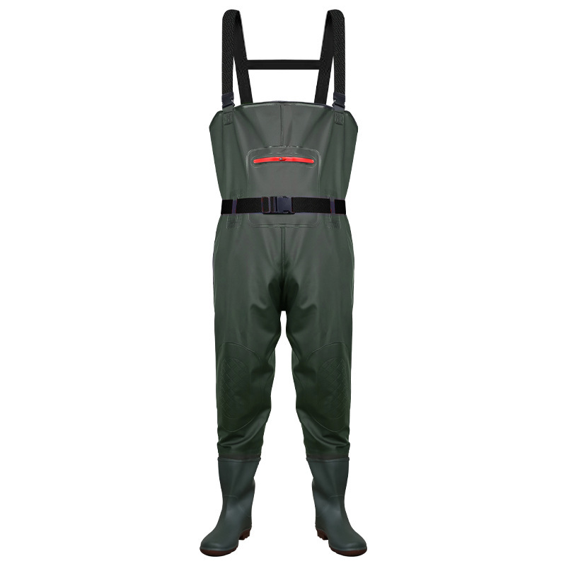 Yuduo half-body water pants factory direct rain pants waterproof clothing men's water pants leather fork thick fish fishing pants