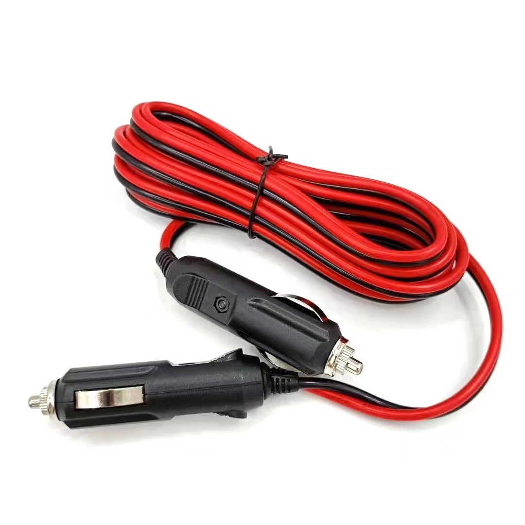 High-Power Cigarette Lighter with Switch Extension Cord, Car Charging Cable, Car Air Pump, Car Washer Connection Power Cord
