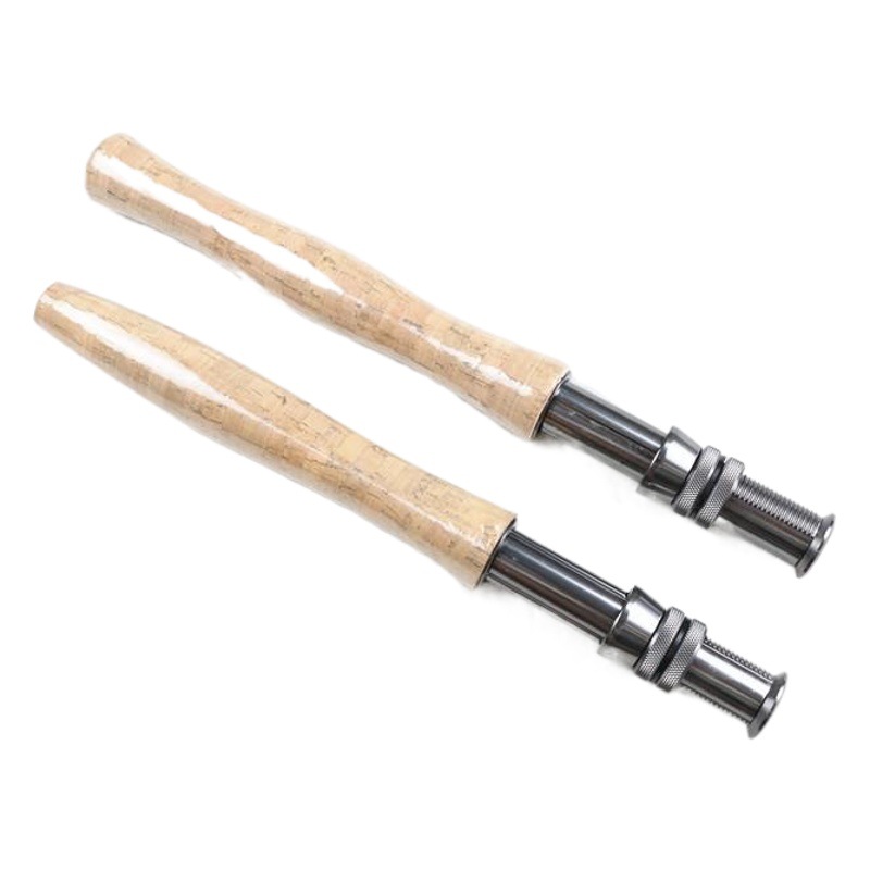 DIY hecho a mano carretera Yafei mosca varilla bolsa corcho mango más metal rueda asiento mango traje pesca varilla accesorios No. 1