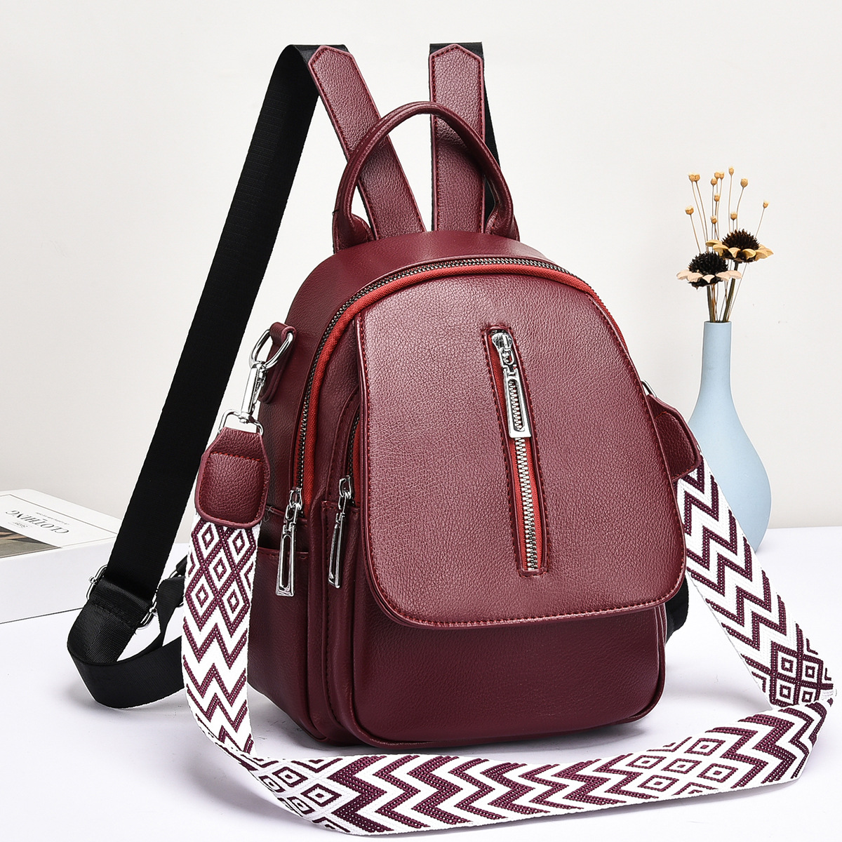 Bolsa de mujer bolsa de moda transfronteriza bolsa de mujer textura de color sólido bolsa de viaje material PU fábrica de comercio exterior bolsas al por mayor