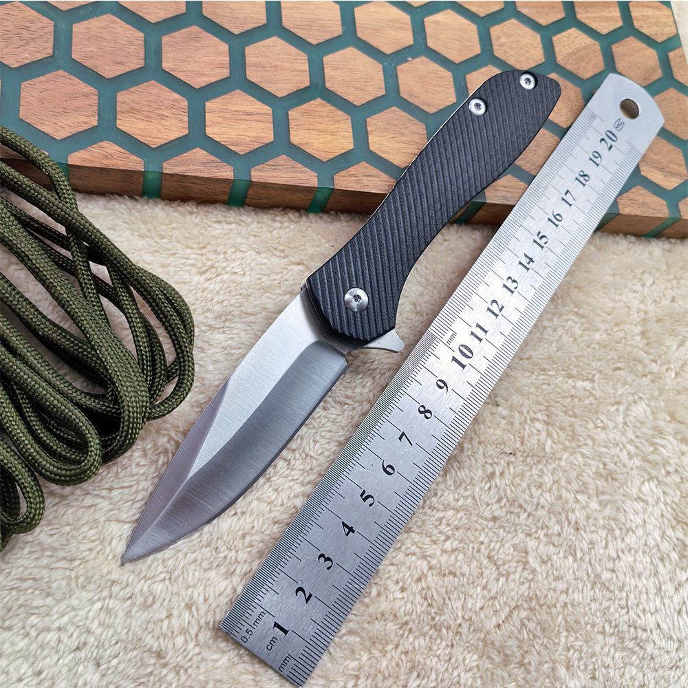 户外防身小刀露营折叠小刀G10手柄战术锋利小刀便携口袋水果小刀