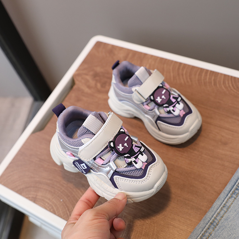 Cartoon Girls Spring Autumn New Sports Shoes For Boys Fathers Mesh Breathable Small And Medium Children S Trendy_voghion.com