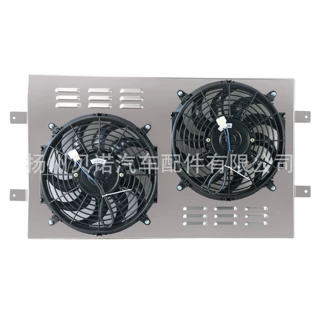 全铝水箱3排散热器护罩风扇适用于福特F100 F250 F350 皮卡 6Cyl