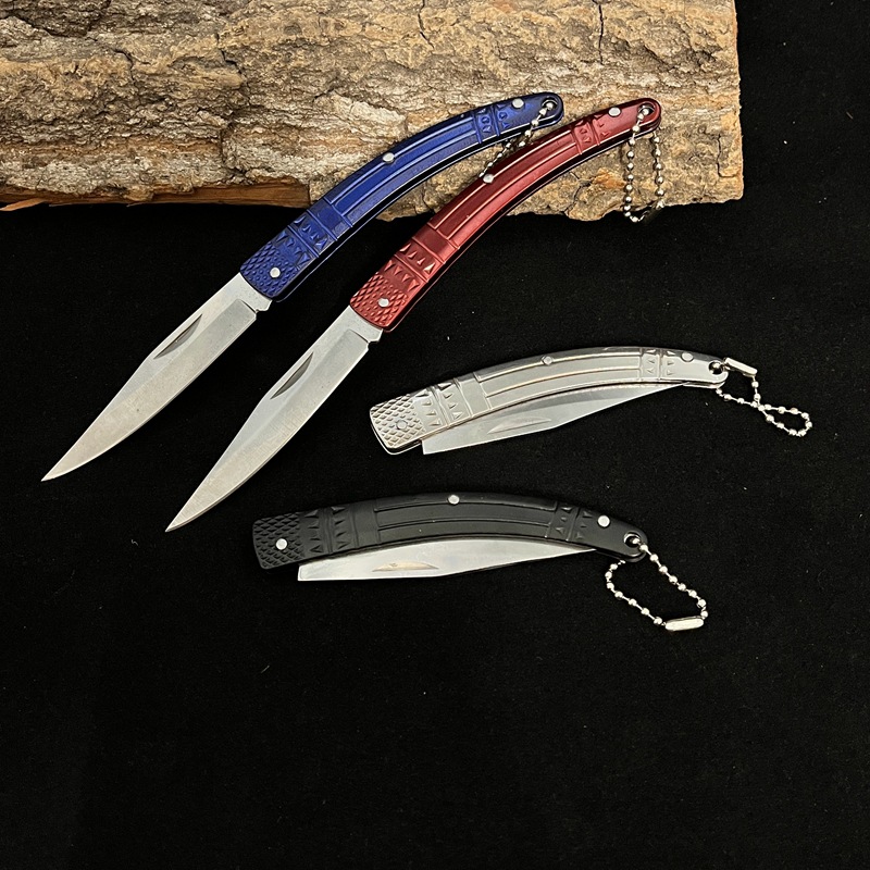 阳江便携户外露营刀随身迷你折叠割肉刀野外口袋刀折叠水果刀批发