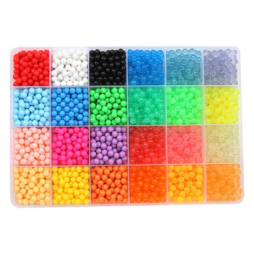 Perlas mágicas nebulizadas de agua Perlas pegajosas de agua Frijoles solubles en agua Perlas mágicas de agua Perlas mágicas Juguetes de bricolaje transfronterizos hechos a mano