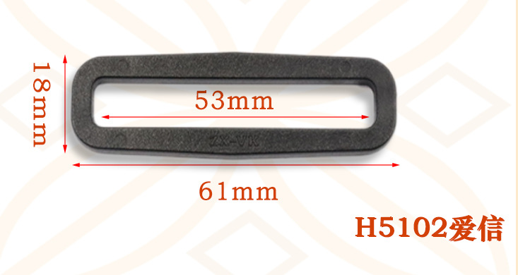 Venta directa de fábrica de hebillas cuadradas de plástico en blanco y negro en stock, hebillas rectangulares, hebillas de dos niveles, hebillas de ajuste para correas, hebillas de plástico a presión.
