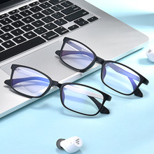 廠家新款防藍光眼鏡女潮5009TR方形鏡框學生可配近視鏡架glasses