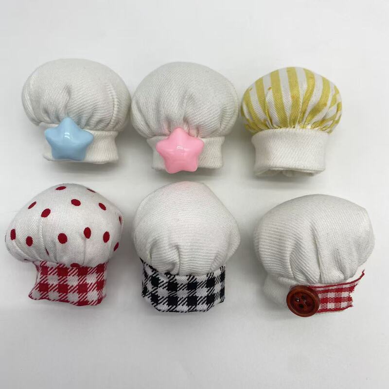 13cm Doll Chef Hat Cute Chef Hat Plush Toy Doll Decoration Headgear 13cm Doll Chef Hat Cute Chef Hat Plush Toy Doll Decoration Headgear
