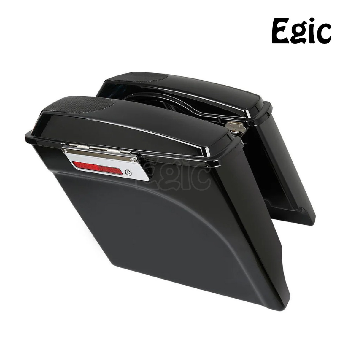 Motorcycle modification is suitable for Harley wagon side box to increase the height of the riding motorcycle cvo94-13 year with audio cover.