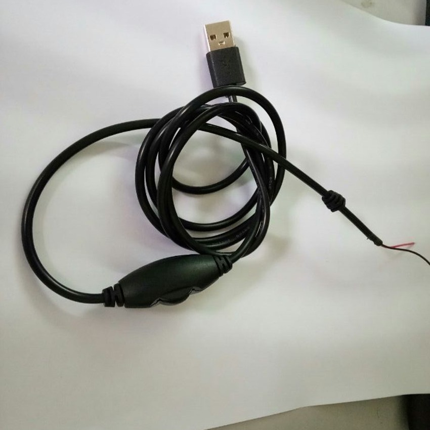 厂家直供USB台式迷你风扇用无极调速线调速开关配套线调速开关