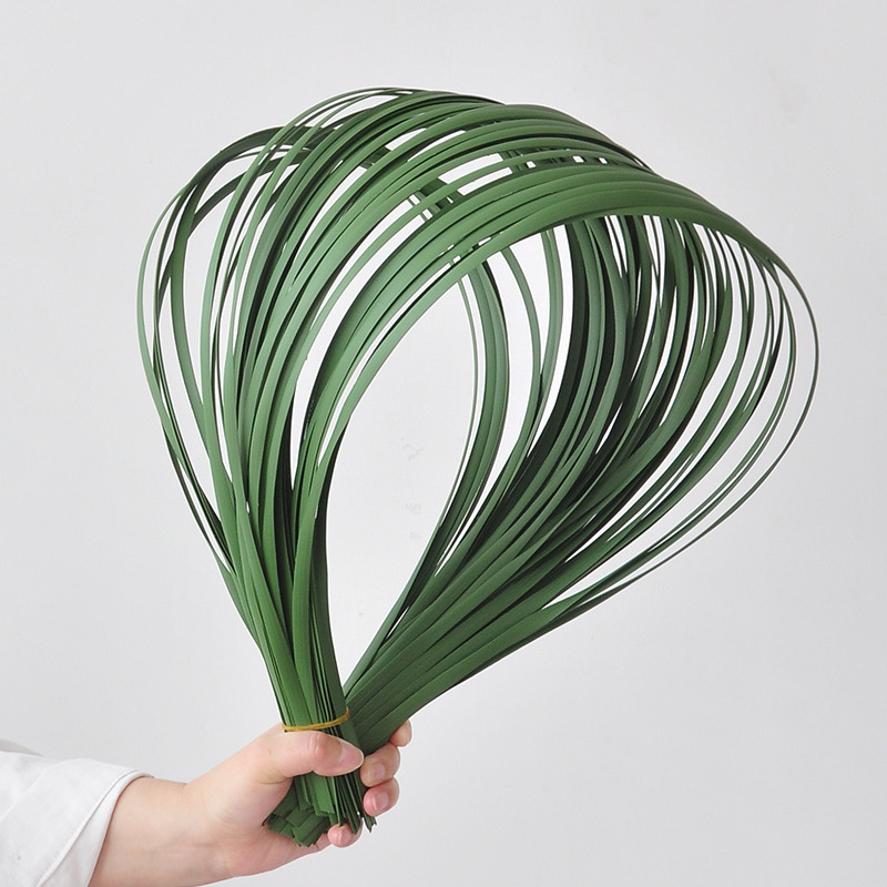 Simulated Line Grass Plant Rattan Line Grass Flower Arrangement Shape Soft Glue Salty Water Grass Iron Wire Steel Grass Leaf Rattan
