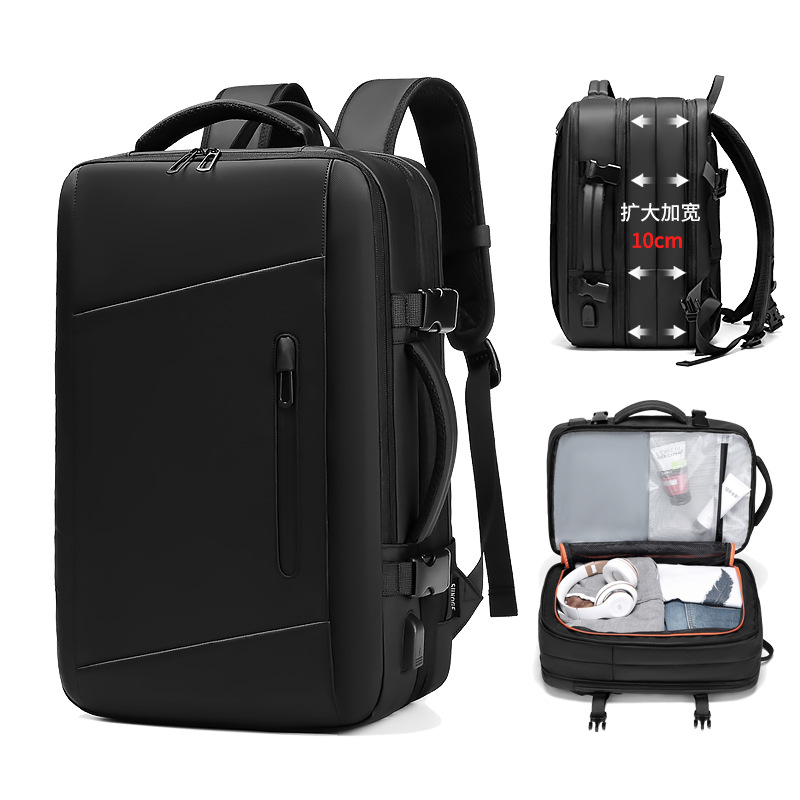 Expandable Backpack, Multifunctional Dry and Wet Separation Short-Distance Travel Bag, Large Capacity Laptop Bag, Men's Backpack
