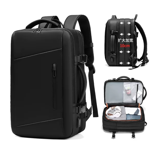 Expandable Backpack, Multifunctional Dry and Wet Separation Short-Distance Travel Bag, Large Capacity Laptop Bag, Men's Backpack