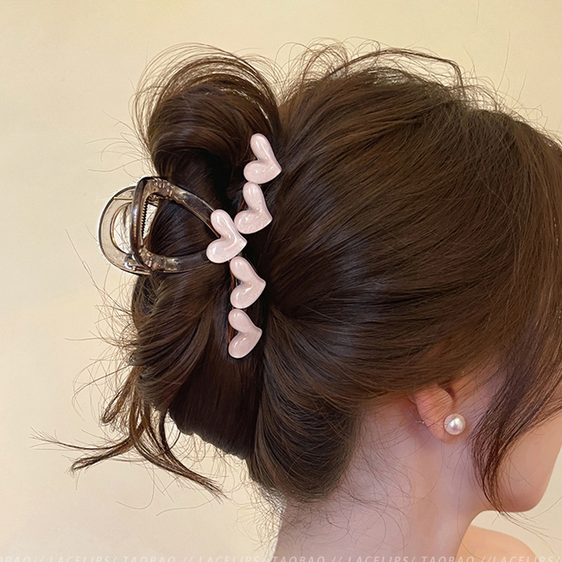 後頭部用の高級感のあるヘアクリップ、フレンチニッチの高級感のあるヘアクリップ、髪のボリュームを際立たせる絶妙なヘアクリップ、大きな新しいスタイルのヘアクリップ|undefined