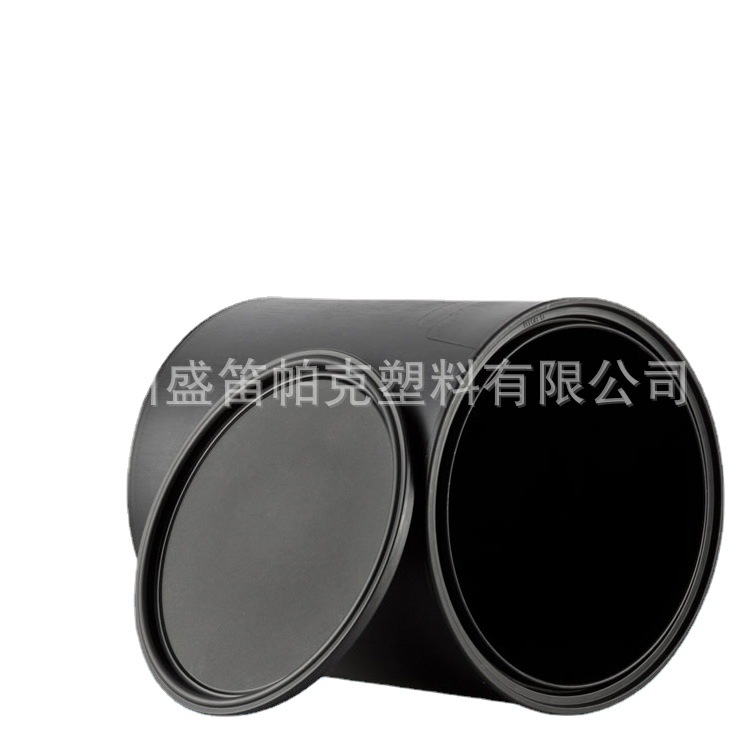 1GAL 黑色塑料罐 地板漆 油漆涂料桶