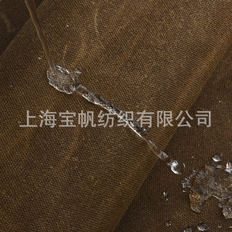 全棉3*3加密涂蜡帆布重磅750克防水单面双面过腊帆布染色复古帆布