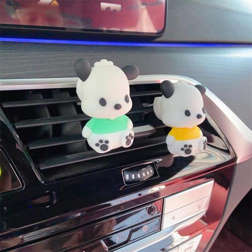 Cartoon Pac-Man Car Air Freshener Hook Ornament Cute Plush Car Air Freshener Scented Car Decal Car Scented Air Freshener