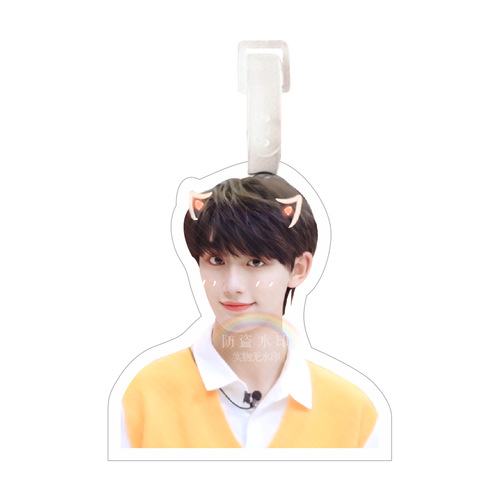 Ding Chengxin Luggage Tag Book Bag Charms Travel Suitcase Boarding Pass Star Celebrity Merchandise TME Group