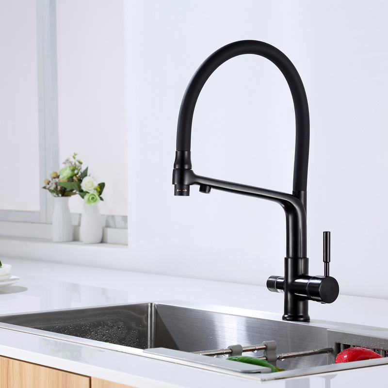 (블랙) 정수 소형 탁상스탠드