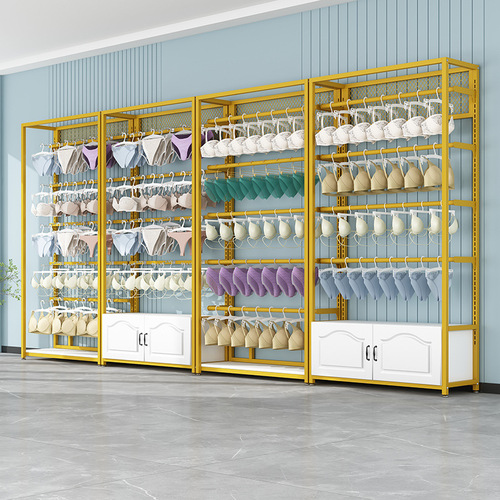 UG73 underwear shelf display rack clothing store display cabinet shop light luxury bra socks underwear display shelf drop