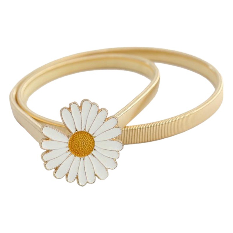 Cuatro Estaciones de las mujeres vestido de Ropa Accesorios de todo partido elástico cintura sello de las mujeres de metal elástico cinturón de una sola pieza entrega