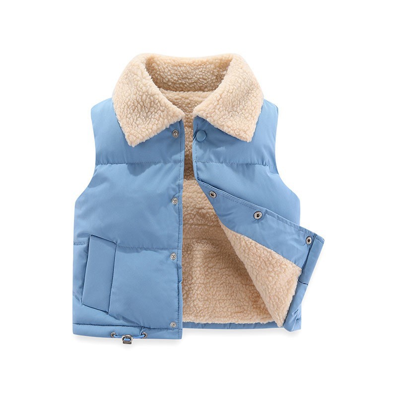 Chaleco polar para niñas, abrigado, para otoño/invierno (2025)