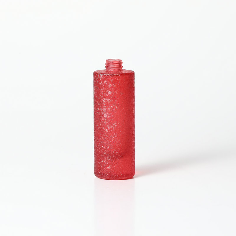 UV电镀彩色加工 化妆品瓶丝网电镀印刷 圆形玻璃瓶定 制