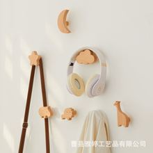 创意猫咪挂钩免打孔衣帽钩无痕挂勾免钉钩子玄关钥匙强力粘钩批发