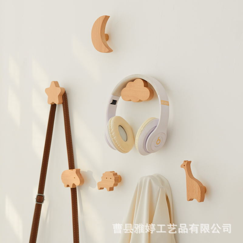 创意猫咪挂钩免打孔衣帽钩无痕挂勾免钉钩子玄关钥匙强力粘钩批发