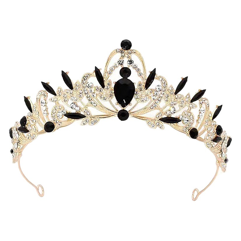 Corona nupcial tocado retro simple elegante mujer de 18 años princesa cumpleaños de los niños corona vestido de novia diadema