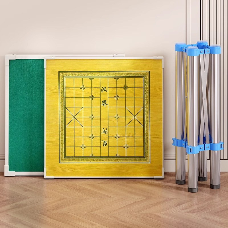 Mesa de mahjong plegable para el hogar, mesa de dormitorio simple multifuncional, mesa de ajedrez y cartas para frotar a mano de doble uso, mesa de mesa de gorrión manual