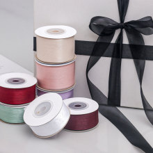 半透明人鱼姬珠光幻彩色单面雪纱带蝴蝶结鲜花包装发饰丝带现货