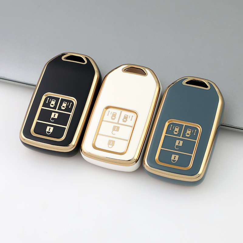 Suitable for Honda Elyson remote control key case Honda Odyssey hybrid car TPU soft rubber key case