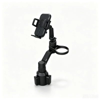 Car cup holder/beverage holder — cup holder, beverage rack, storage - d10-1-car-mounted-tray-and-cup-holder