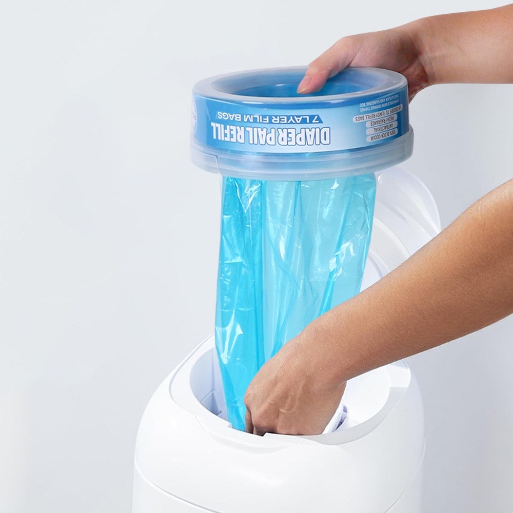 Factory Direct Sales Diaper Pail Refills Baby Pet Diaper Genie Trash Can Garbage Bag