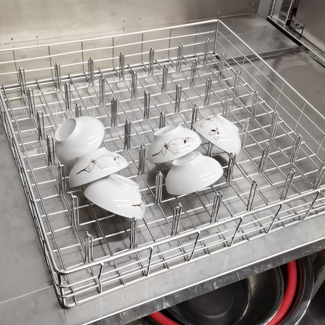스테인레스 스틸 식기 세척 바구니