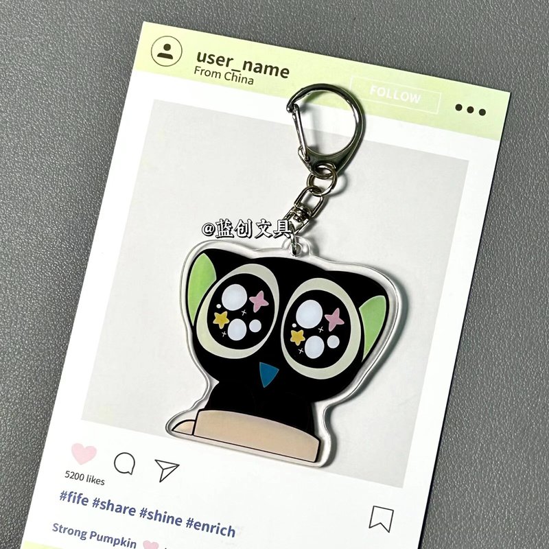 工厂直销罗小黑战记电影周边可爱亚克力谷子包包装饰挂件钥匙扣|undefined