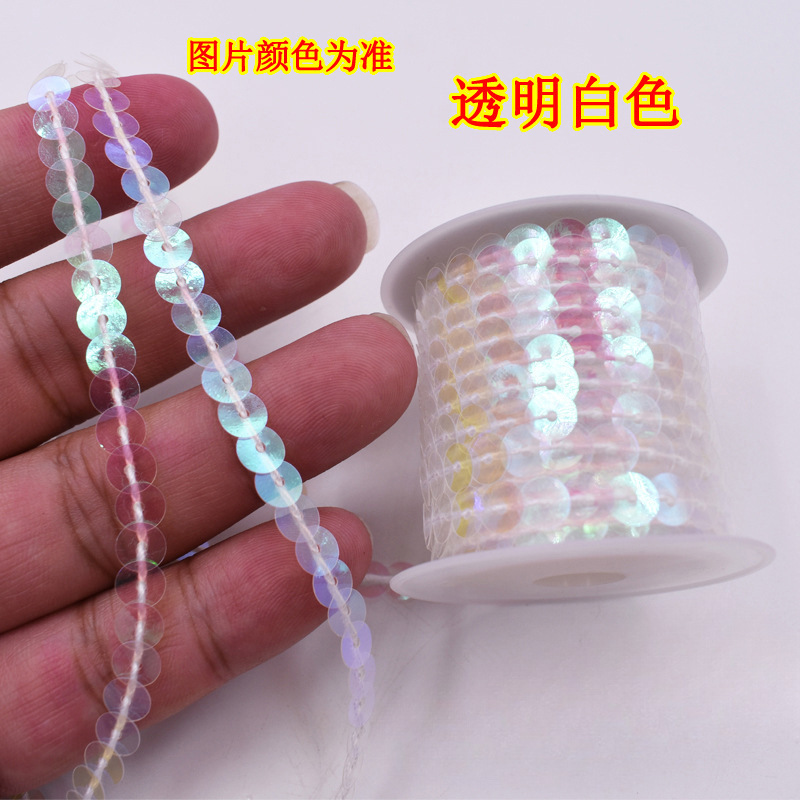 1 cuentas de escenario de encaje de metros de longitud de suministros de eje multicolor de sequinilla 4 nuevos accesorios hechos a mano