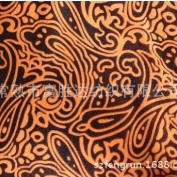 厂家供应 PV绒  可定 制生产 各式刷花全涤长毛绒家纺玩具绒布