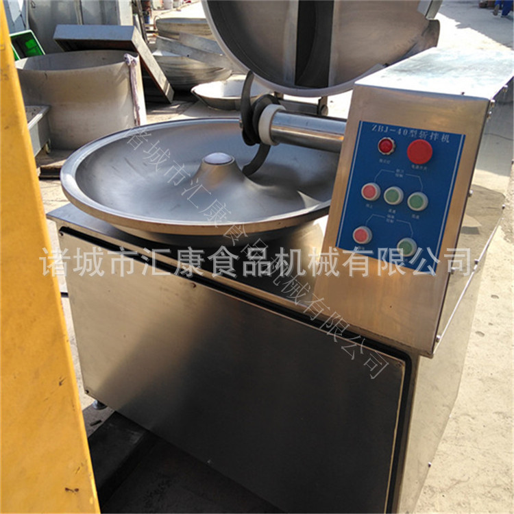 汇康生产千叶豆腐斩拌机 80型果蔬圆锅剁料机 变频调速斩切设备