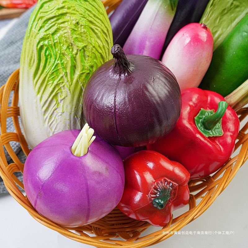 2025野菜の偽の果物の模型のおもちゃの子供の食品の撮影の置物の陳列の道具の見本の部屋の装飾のショーウインドー|undefined