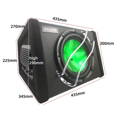 Car Audio Upgrade Modified Cabinet Speaker 10inch High-Power Trapezoidal Car Subwoofer Active (Car speaker/subwoofer) - suitable-for-upgrading-and-modifying-car-audio-active-car-subwoofer-10inch-high-power-car-speaker-subwoofer