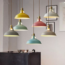 北歐現代個性簡約彩色單頭吊燈三方孔吊燈創意餐桌咖啡廳卧室吊燈