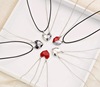 Magnetic strong magnet for beloved, necklace, pendant, chain for key bag  heart shaped