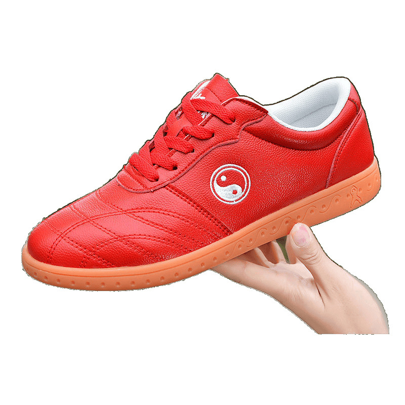 Zapatos de Tai Chi, piel de vaca suave, suela de tendón, zapatos de artes marciales, zapatos de práctica para hombres y mujeres, zapatos de Tai Chi transpirables, fábrica de suministro comercial al por mayor